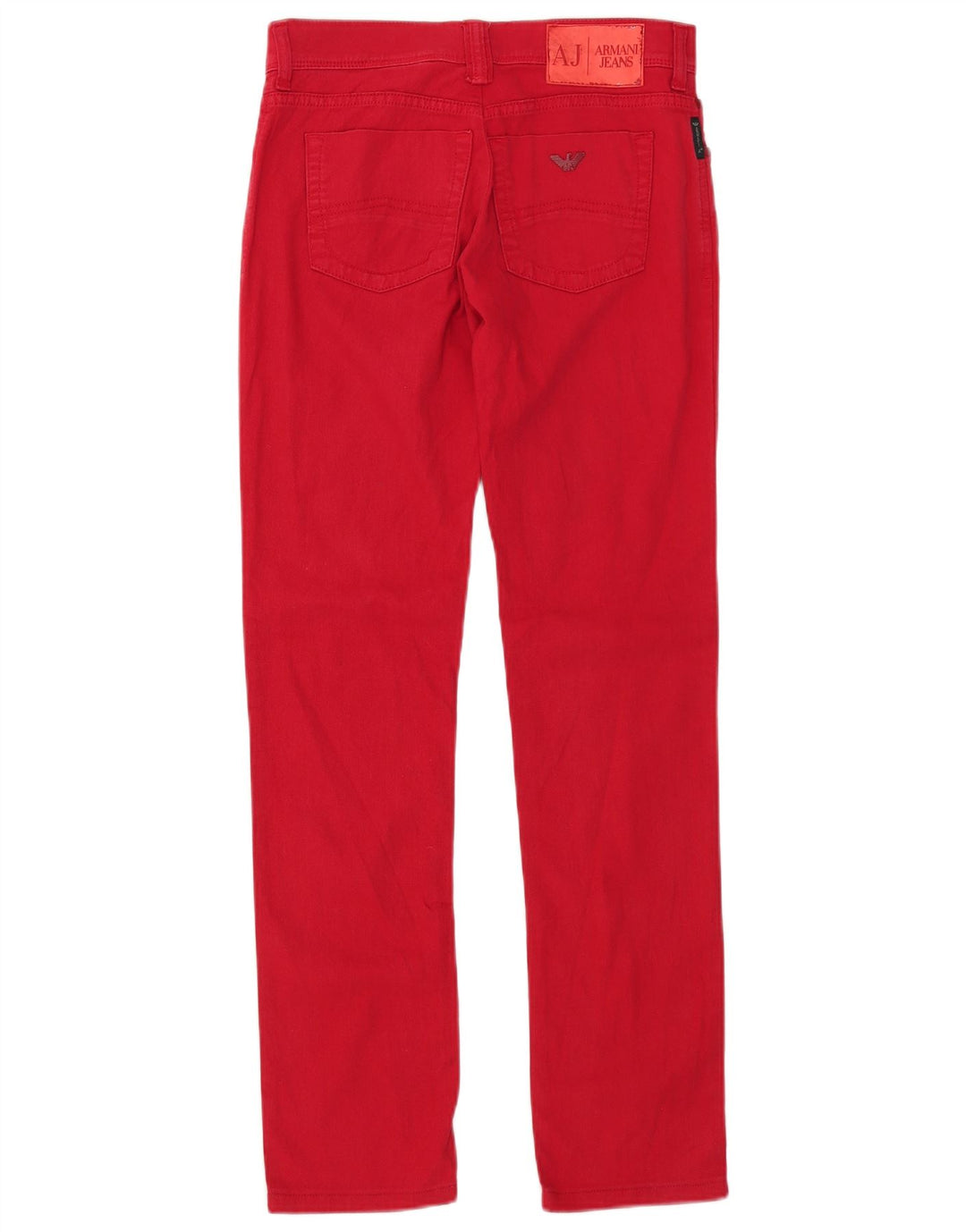 ARMANI Vaqueros Slim Mujer W29 L30 Algodón Rojo