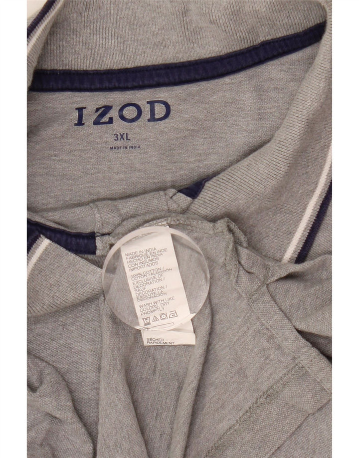 Izod Polo Hombre 3XL Algodón Gris