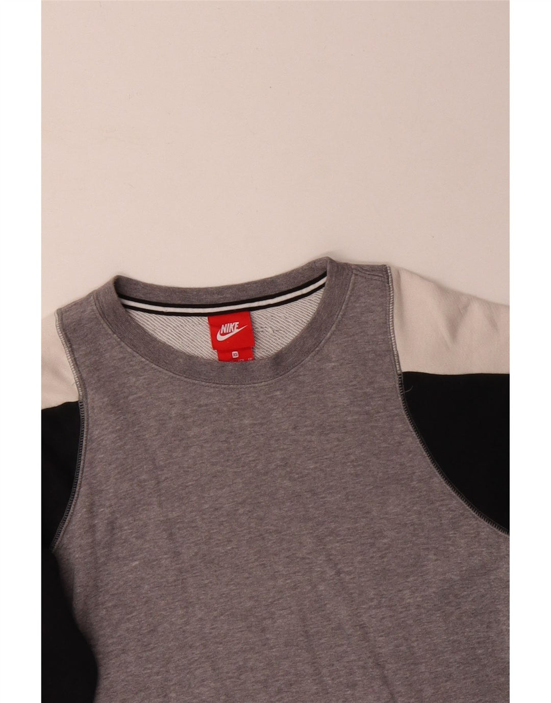Sudadera Nike Hombre Jumper XS Gris Colorblock Algodón