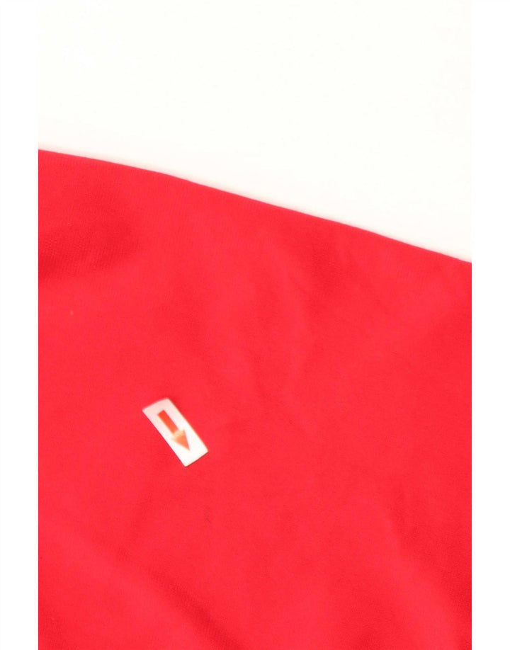 Fila Hombre Chándal Top Chaqueta XL Rojo Colorblock Poliéster