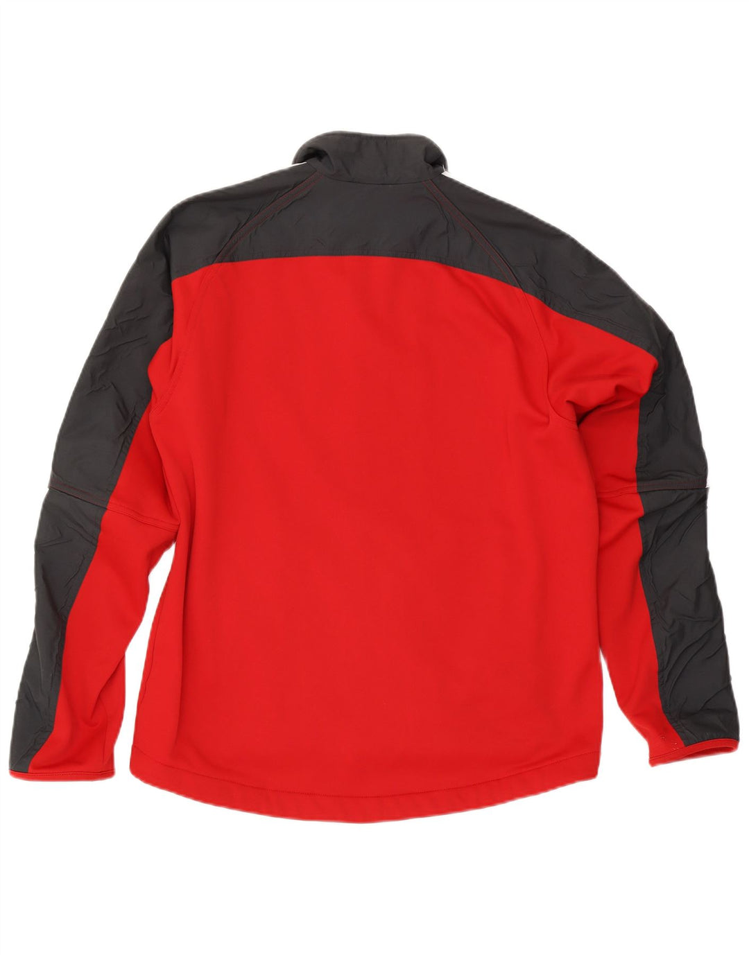 Adidas - Chaqueta de chándal para hombre, talla 42/44, poliéster color rojo grande