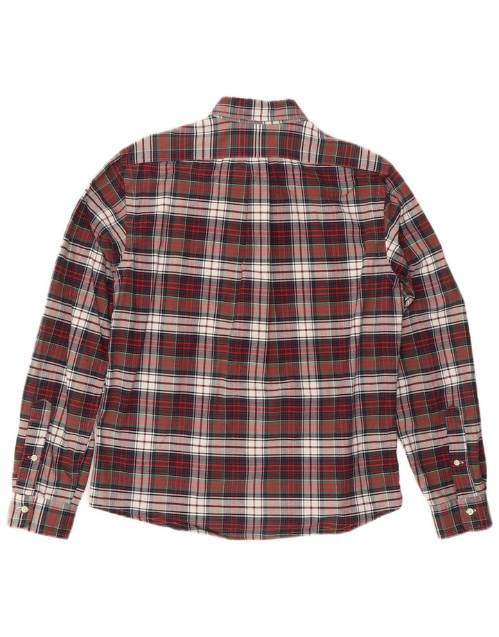 RALPH LAUREN Camisa De Franela Mediana De Algodón A Cuadros Multicolor Hombre