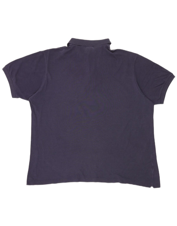 Polo Lacoste para hombre talla 8 3XL algodón azul marino