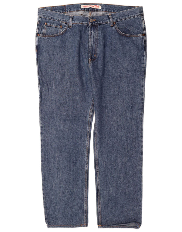 Carrera Mens 700 Jeans rectos IT 58 4XL W42 L32 Algodón azul