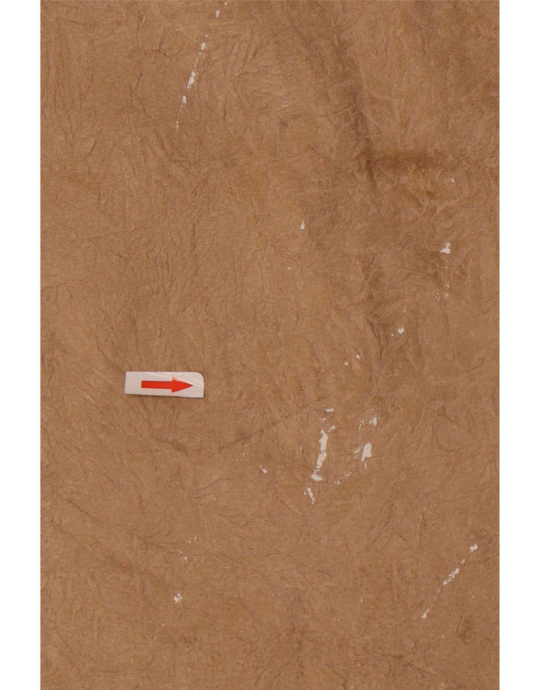 Falda de ante vintage para mujer IT 46 Grande W30 Cuero Beige