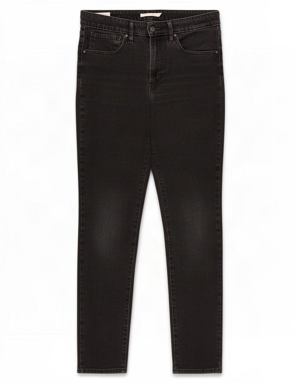 Levi's Vaqueros pitillo de talle alto 721 para mujer W30 L32 Algodón negro