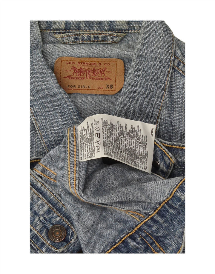 Levi's Chaqueta Vaquera Niña 7-8 Años XS Azul Algodón