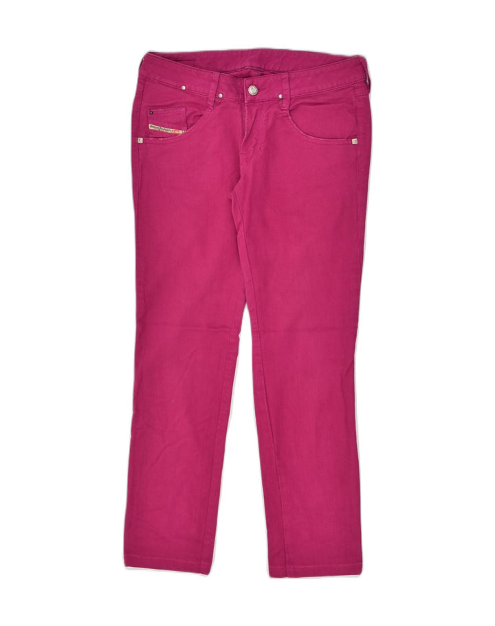 DIESEL Womens Slim Jeans W28 L27  Pink Cotton | Vintage Diesel | Thrift | Second-Hand Diesel | Used Clothing | Messina Hembry 