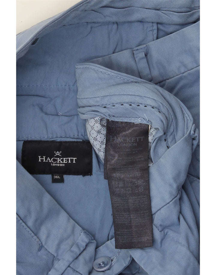 Hackett Mens Slim Chino Pantalones W36 L33 Algodón Azul