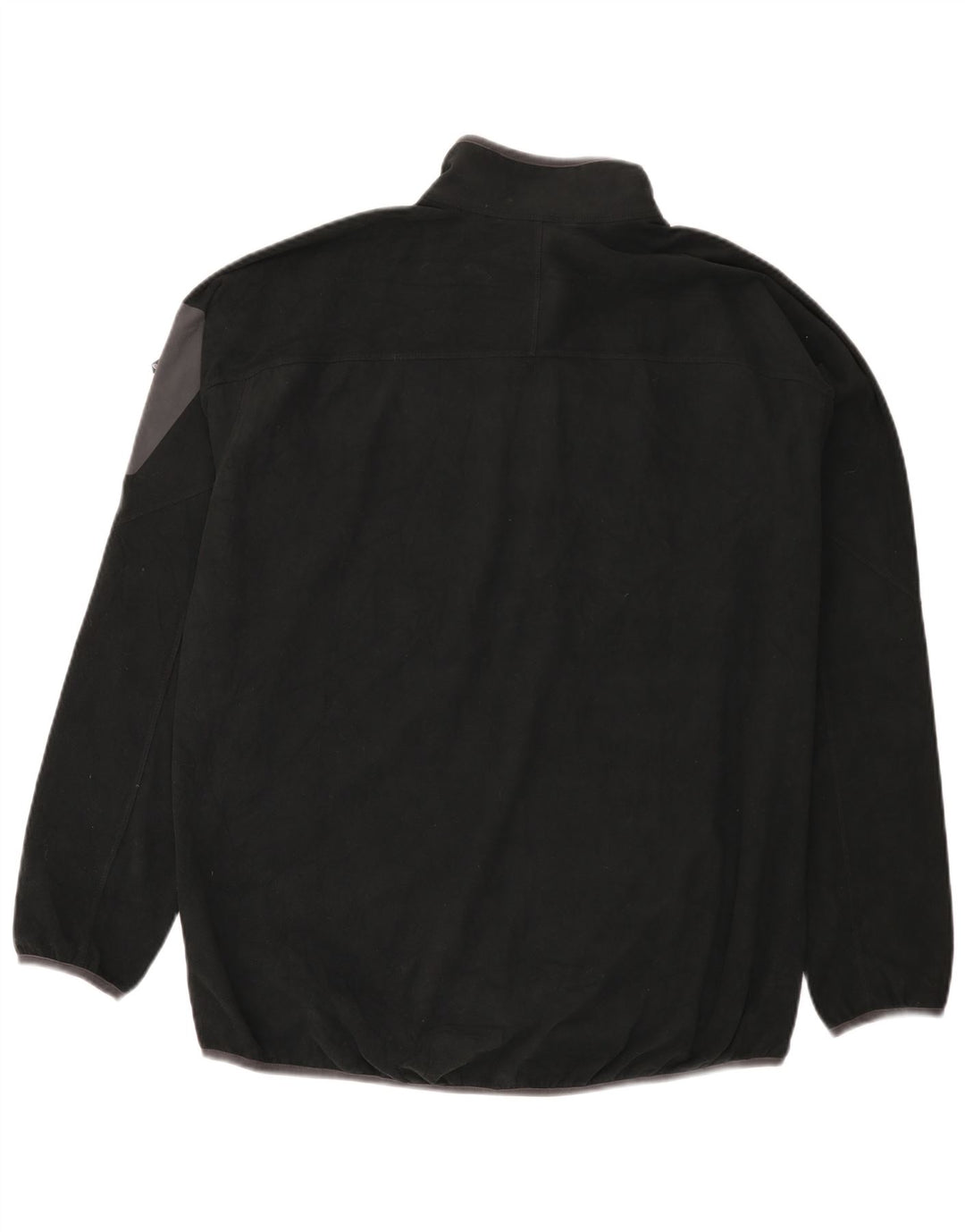 Berghaus - Jersey de forro polar con cuello y cremallera para hombre, talla 2XL, poliéster negro