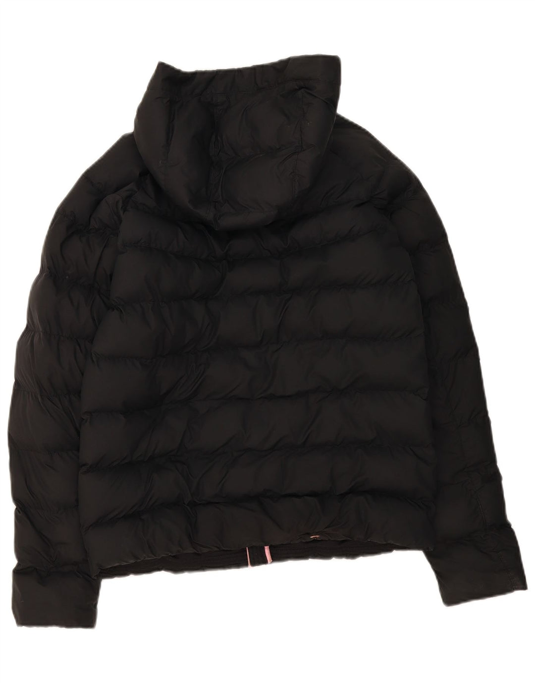Nike Chaqueta acolchada con capucha Niñas 13-14 años XL Negro Poliéster