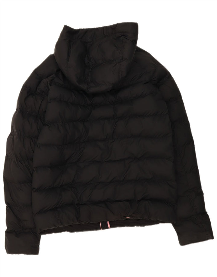 Nike Chaqueta acolchada con capucha Niñas 13-14 años XL Negro Poliéster