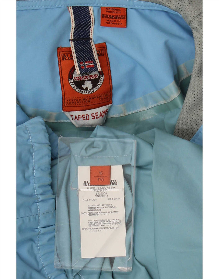 Napapijri Chaqueta anorak gráfica para niño 15-16 años Azul Poliamida