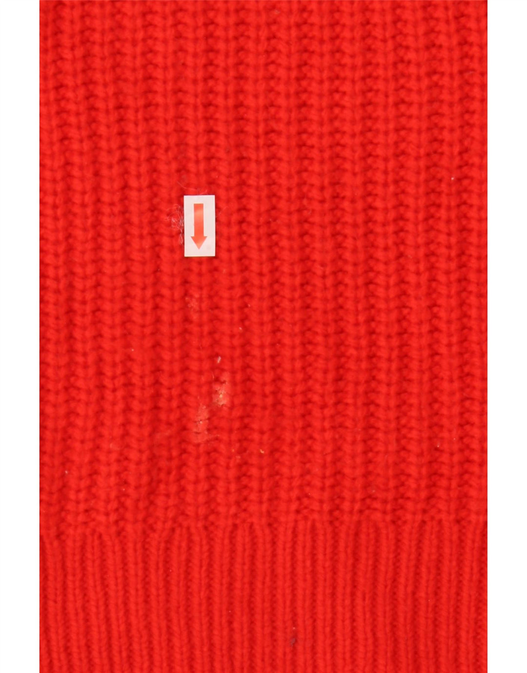 Marks & Spencer Suéter tipo jersey con cuello redondo para mujer UK 40 Acrílico rojo mediano