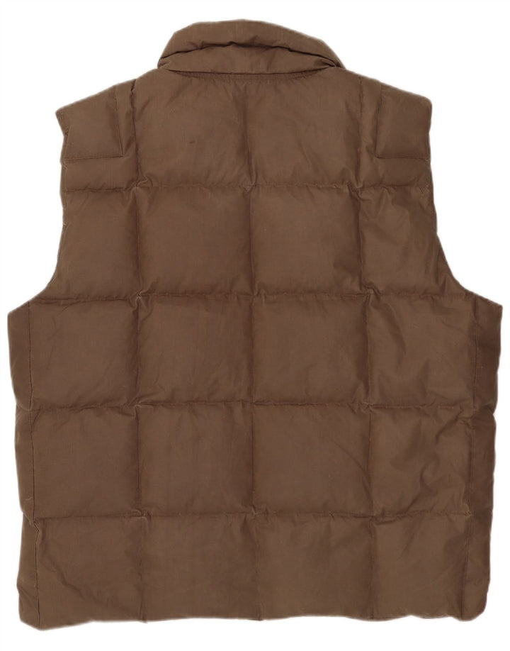 Chaleco acolchado Diesel para hombre UK 40 Large Marrón Poliéster