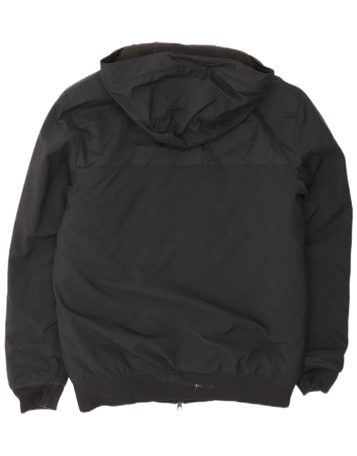 Adidas Chaqueta Bomber con Capucha para Hombre UK 36 Small Poliéster Negro