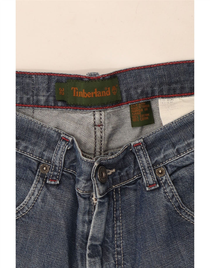 Timberland Vaqueros Rectos Mujer W32 L29 Algodón Azul