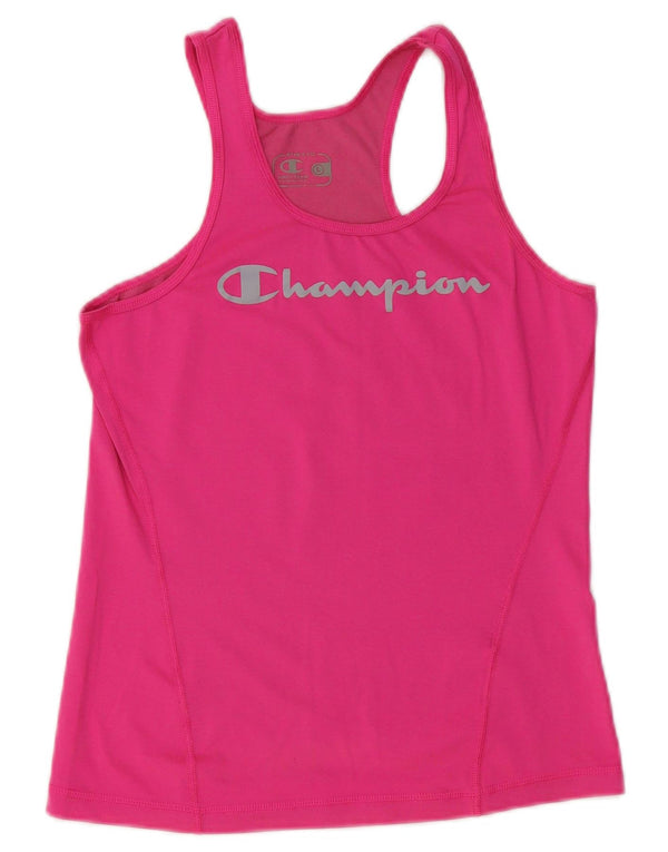 CHAMPION Camiseta gráfica para mujer Top UK 40 Large Pink