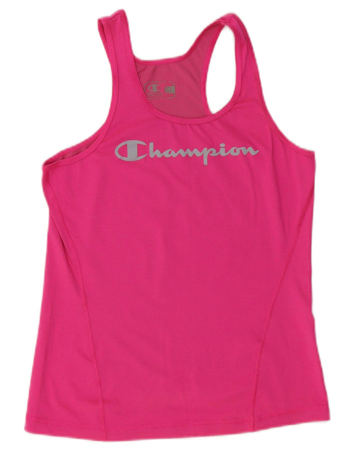 CHAMPION Camiseta gráfica para mujer Top UK 40 Large Pink