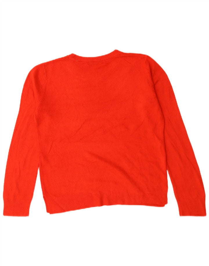Marks & Spencer - Jersey de cuello redondo para mujer, talla 40, acrílico rojo mediano