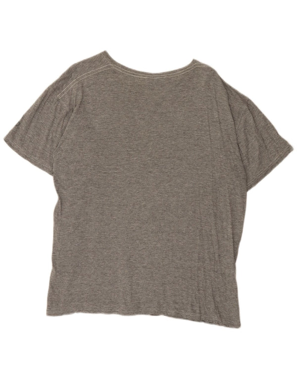 Dunlop Camiseta gráfica para mujer Top UK 20 2XL Gris moteado