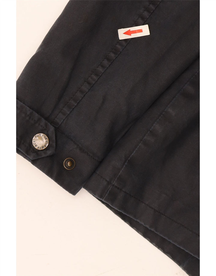 Chaqueta militar con capucha para mujer Fat Face UK 8 Small Gris Algodón