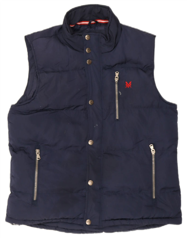 Crew Clothing Chaleco acolchado para hombre UK 38 Medio Azul marino Poliéster