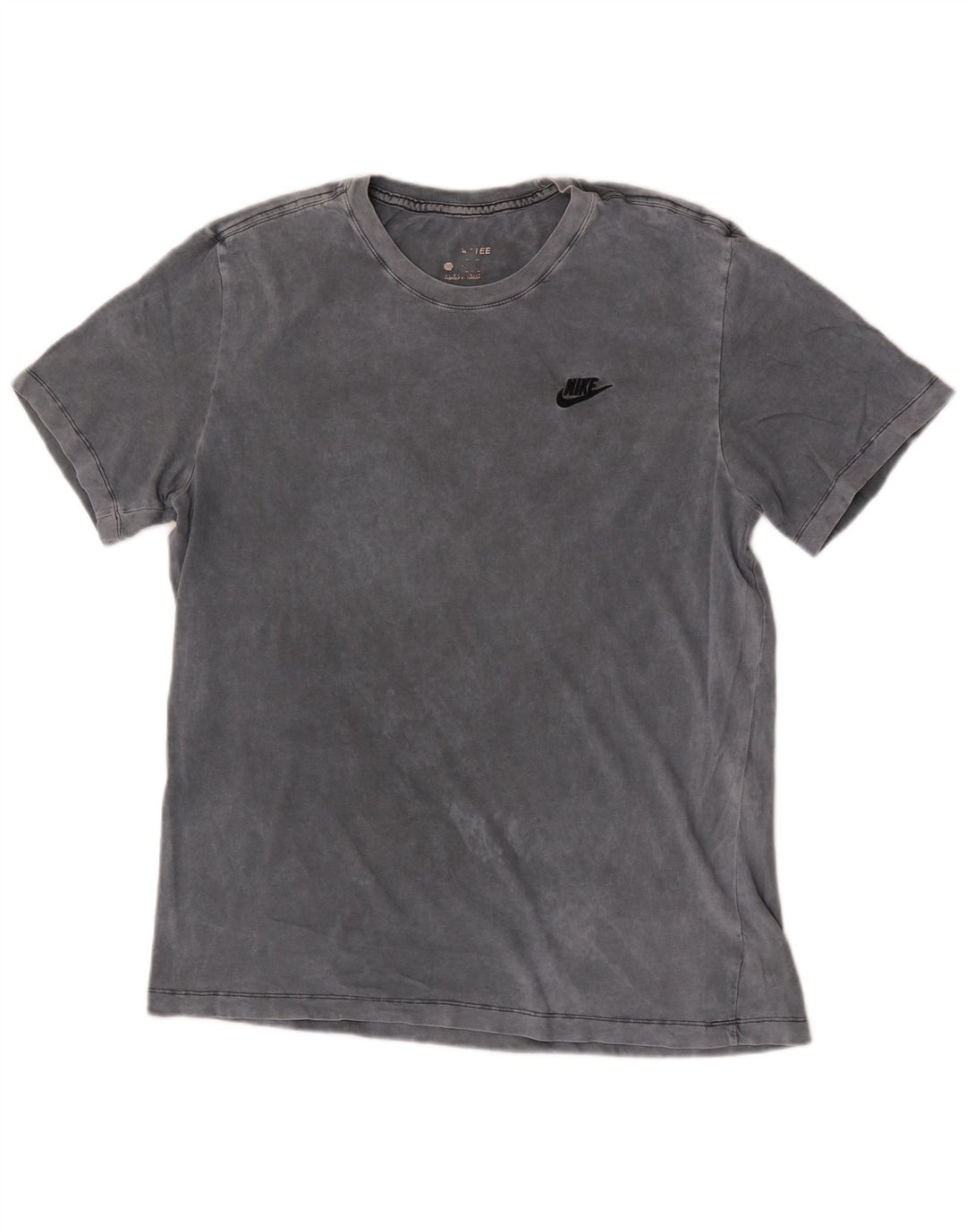 Nike - Camiseta para hombre, talla grande, color gris, algodón teñido anudado