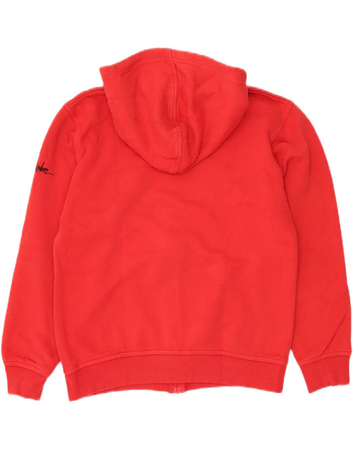 QUIKSILVER Sudadera con capucha y cremallera gráfica para niña 13-14 años Algodón rojo