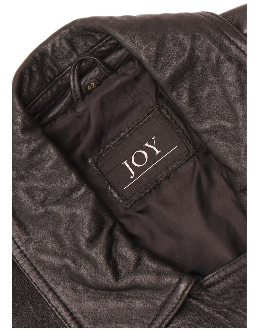 Chaqueta de cuero extragrande para mujer Joy IT 42 Medium Black