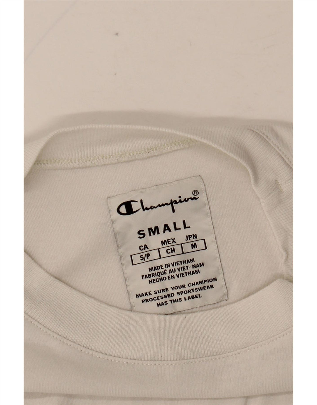 CHAMPION Camiseta para hombre Top Small White