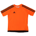 ADIDAS Camiseta Climalite para niño 9-10 años Naranja Colorblock Poliéster