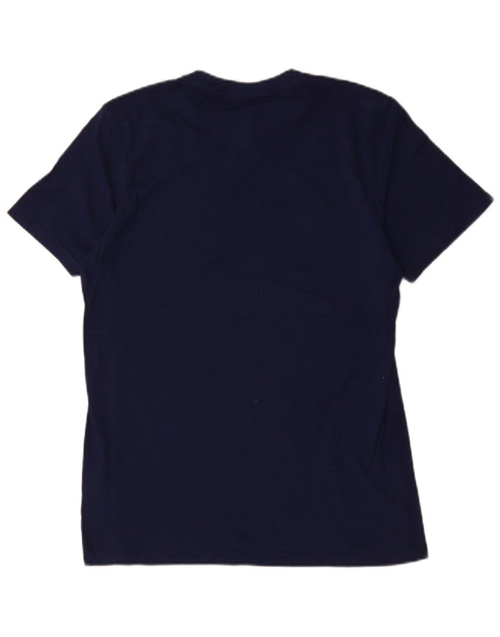 Adidas Hombre Camiseta Top Small Azul Marino Algodón