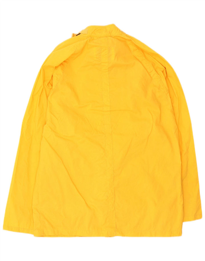 Carrera Chaqueta impermeable gráfica para hombre UK 40 Large Poliamida amarilla