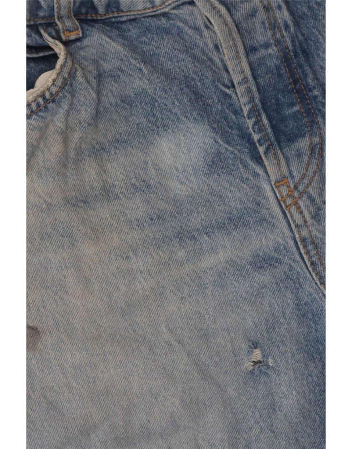 Zara Vaqueros Rectos Mujer EU 38 Small W28 L28 Azul
