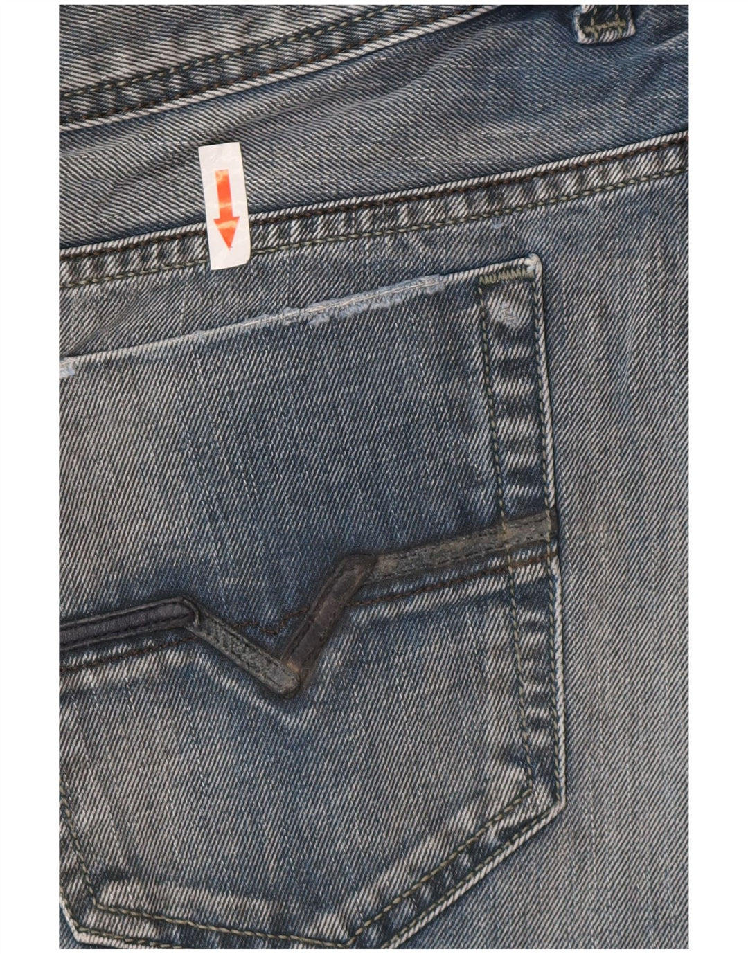 Diesel Vaqueros Rectos Para Hombre W33 L34 Algodón Azul