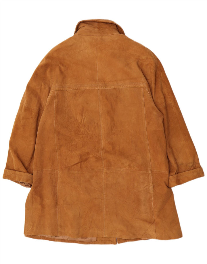 Forester Abrigo extragrande para mujer IT 48 XL Cuero marrón