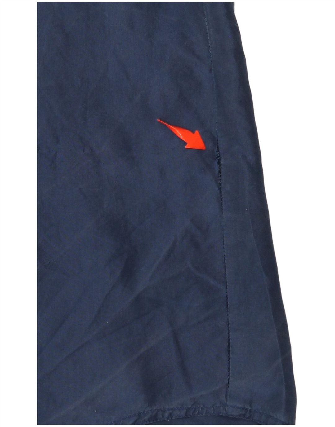 VINTAGE Camisa de gran tamaño para mujer Reino Unido 10 Pequeña Seda Azul Marino