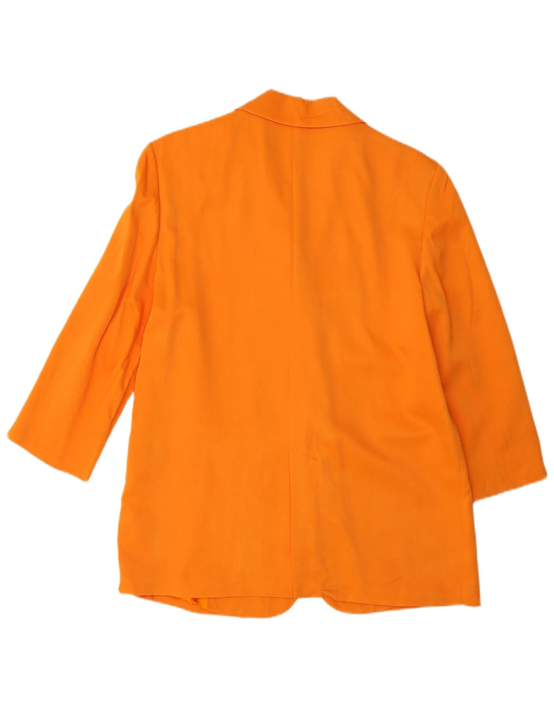 Zara Chaqueta Blazer Extragrande De 2 Botones para Mujer UK 10 Small Viscosa Naranja