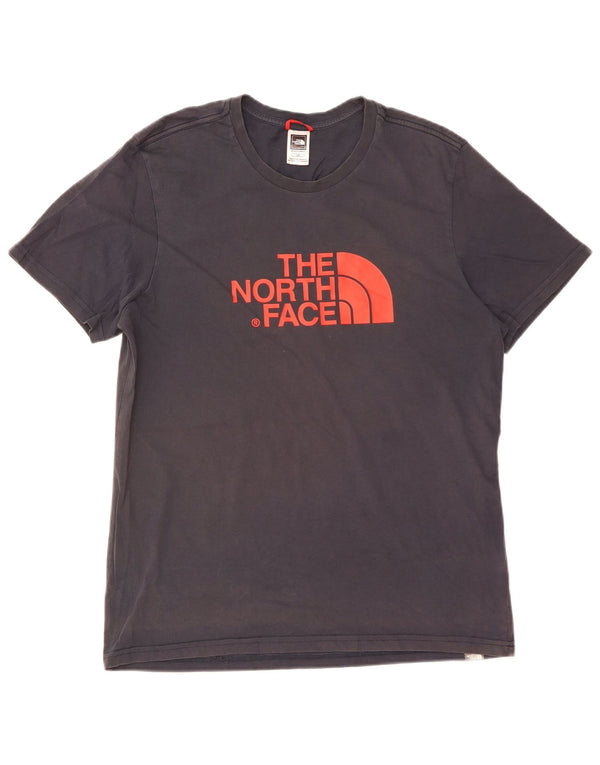 The North Face Camiseta gráfica para hombre Top grande de algodón azul marino