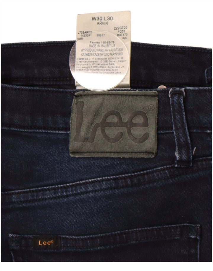Vaqueros Lee Arvin Slim para Hombre W30 L30 Algodón Azul
