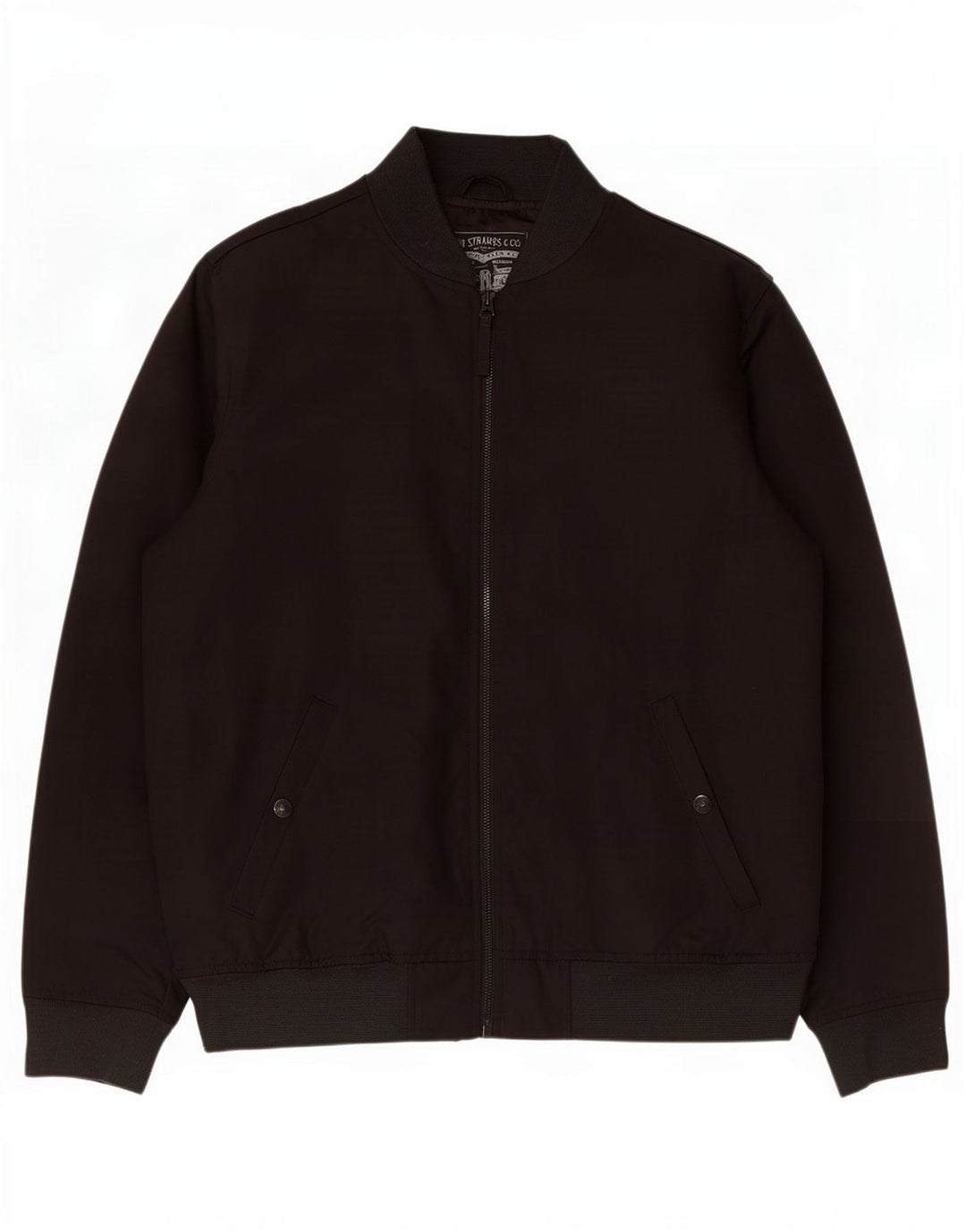 Levi's Chaqueta bomber para hombre UK 40 Grande Poliéster negro