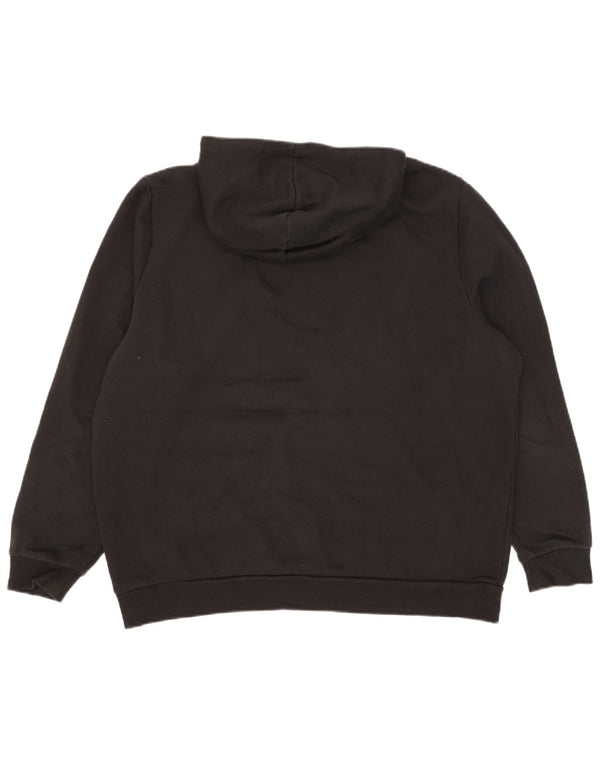 Puma Sudadera con capucha gráfica para hombre XL Algodón negro