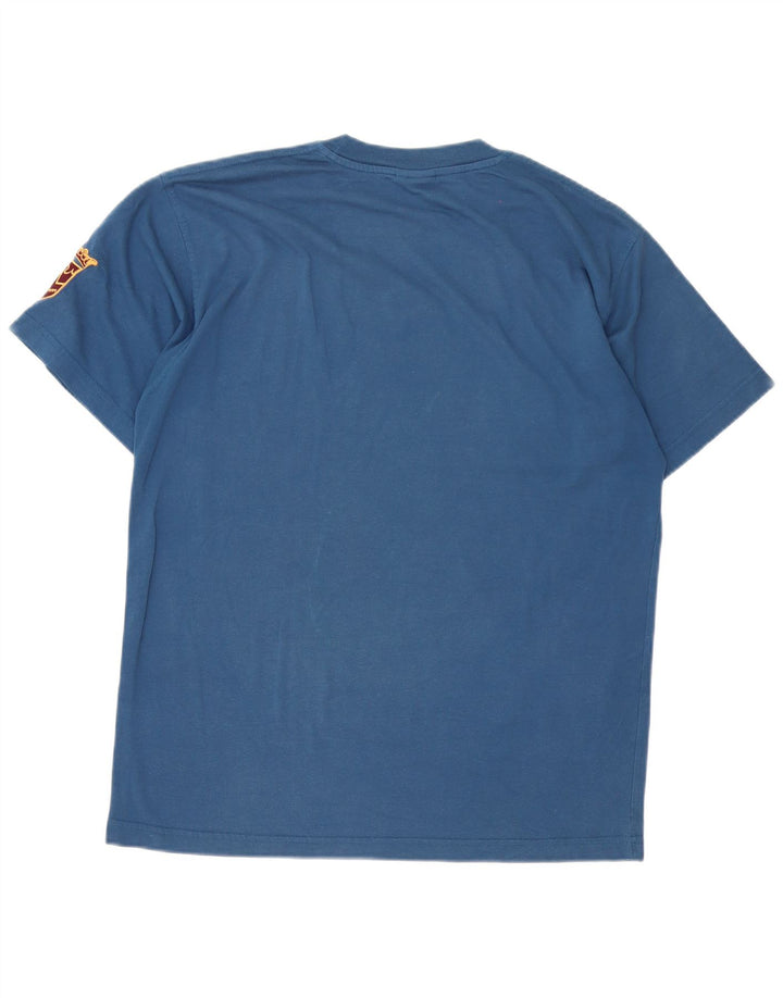 Puma Hombre Camiseta Gráfica Top Azul Medio