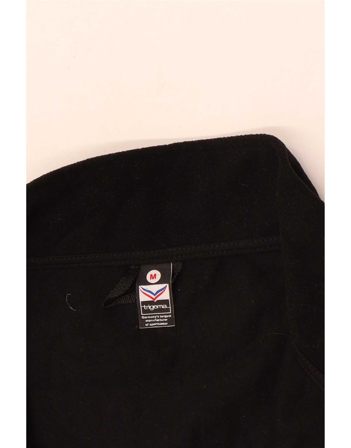 Trigema Chaleco polar para mujer UK 44 Mediano Poliéster negro