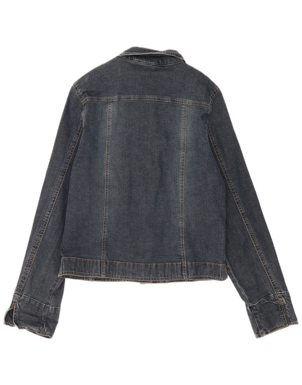 SASHA Chaqueta vaquera para mujer UK 12 Azul marino mediano