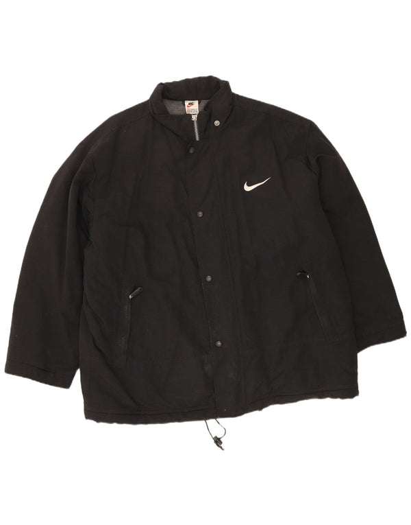 Nike Chaqueta cortavientos para hombre UK 42/44 Large Black Nylon
