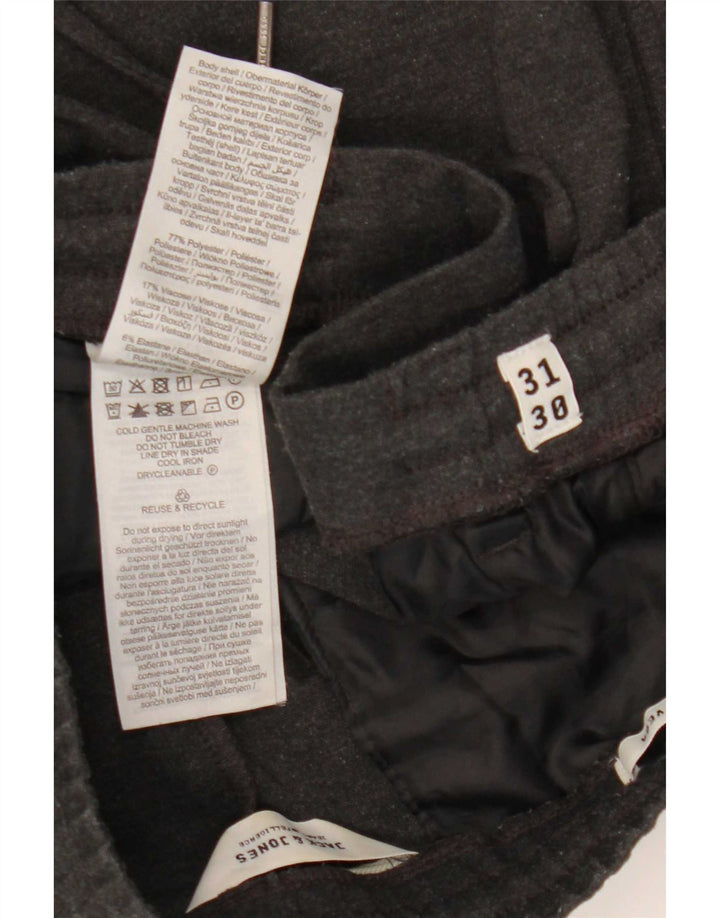 Pantalones cortos Jack & Jones para hombre W31 L24 Poliéster gris