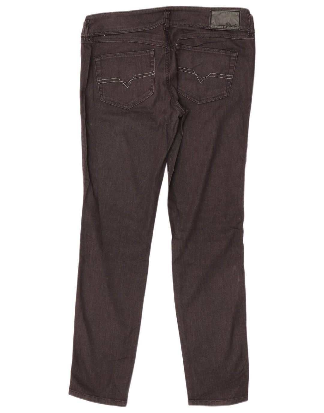 Diesel Mujer Husky Slim Jeans W30 L30 Algodón Negro