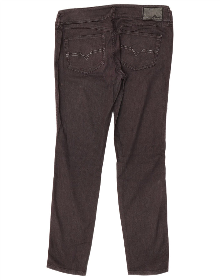 Diesel Mujer Husky Slim Jeans W30 L30 Algodón Negro